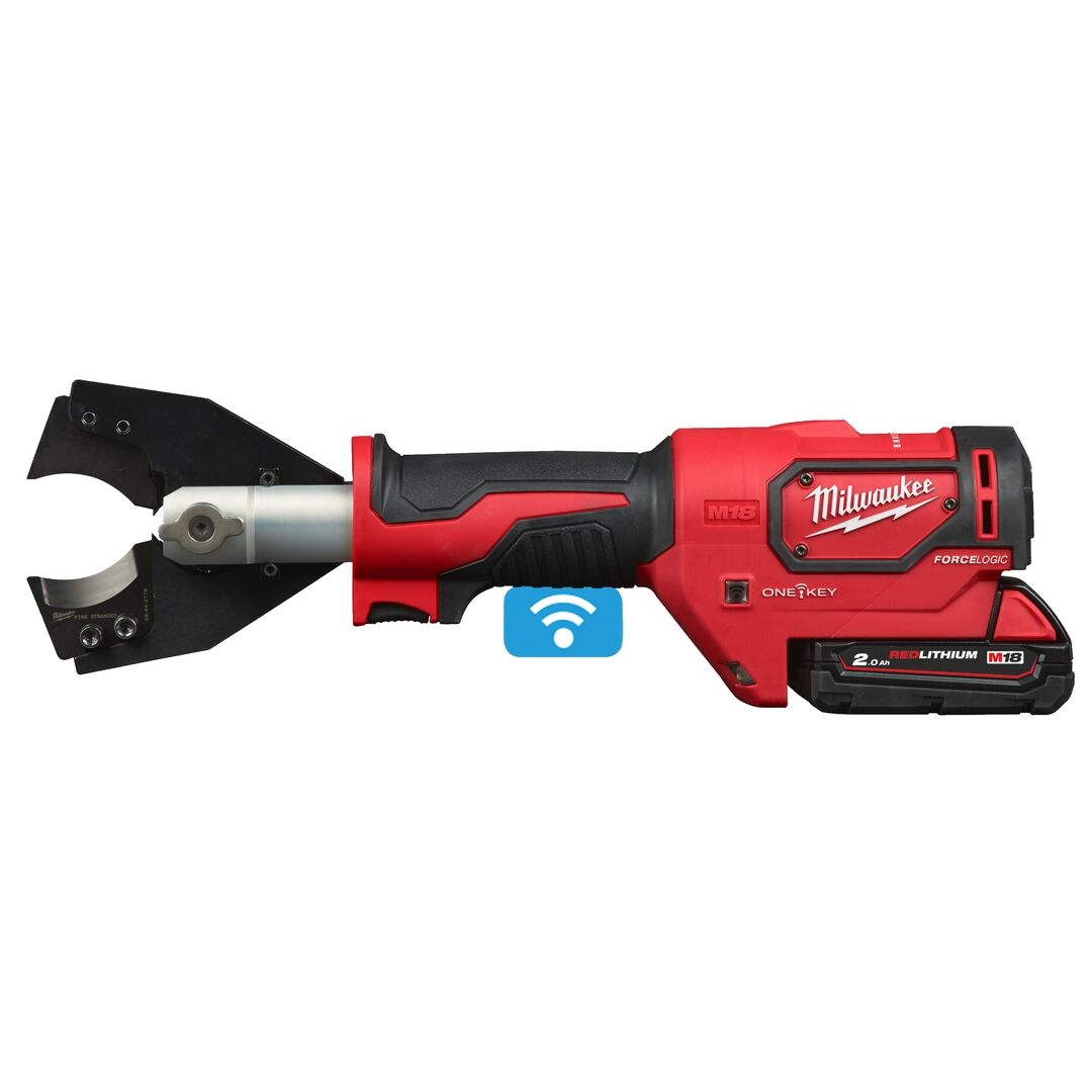 MILWAUKEE Akku-Kabelschneider M18ONEHCC-201C FSW SET 1x2Ah Ladegerät