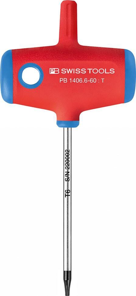 PB SWISS TOOLS TOOLS Quergriff-Schraubendreher T6x60mm