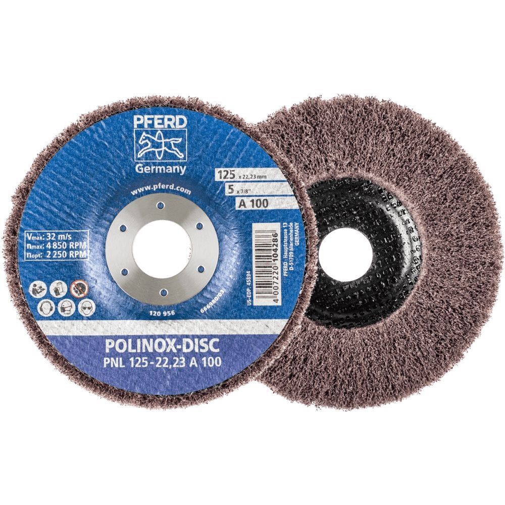 PFERD Schleifdisc Polinox 125x22,23mm A 100