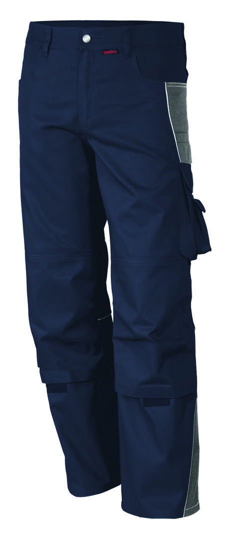 Qualitex Bundhose PRO MG 245 65%Pol./35%BW marine/grau Gr. 28