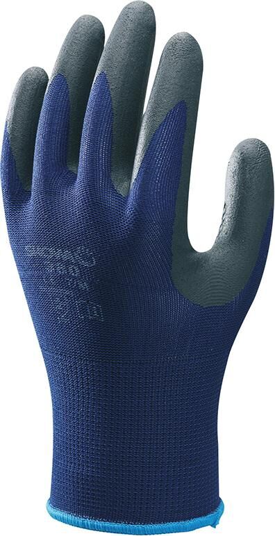 SHOWA SHOWA®-Mehrzweckhandschuh Nitrile Foam Grip 380 blau/schwarz 7 M