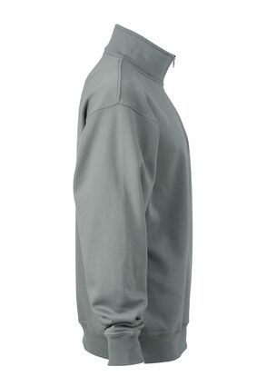 JAMES & NICHOLSON Sweatshirt Half Zip dark-grey Gr. L