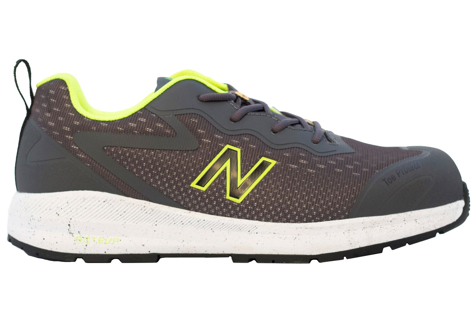 NEW BALANCE Sicherheits-Halbschuh Logic Gr. 40 W11 S1P HRO grau/lime MIDLOGI