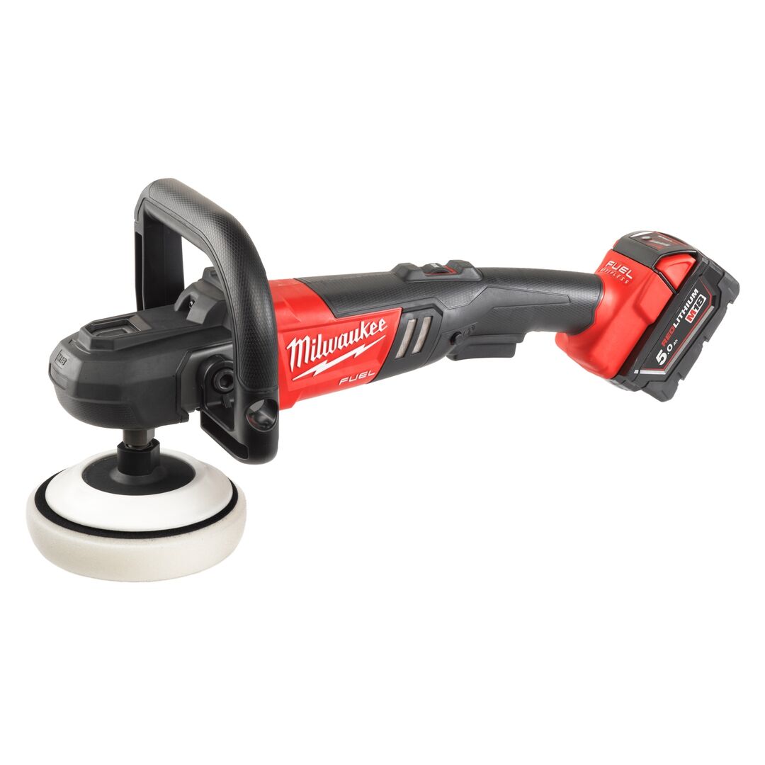 MILWAUKEE Akku-Poliermaschine M18 FAP 2x18V 5Ah Ladegerät HD-Box