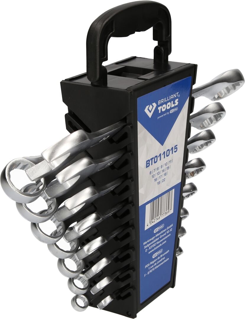 BRILLIANT TOOLS Gabelringschlüssel Set 15-teilig
