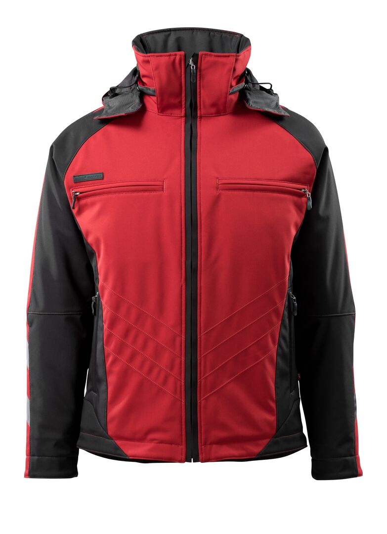 MASCOT Winterjacke Unique Darmstadt Gr. S rot/schwarz 16002-149