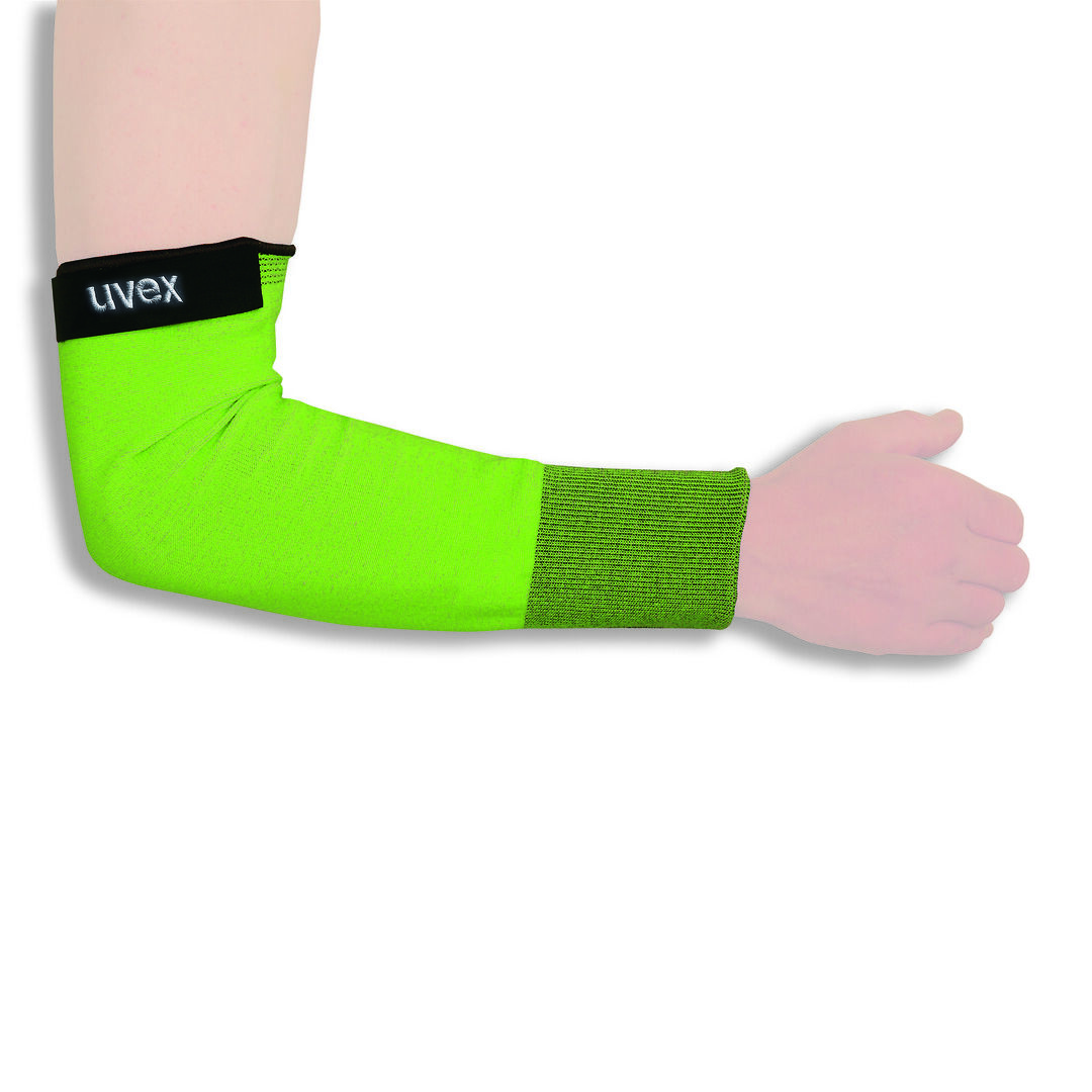 UVEX Unterarm-Schnittschutz C500 sleeve Gr.L 9 Klettverschluss lime 6049.1