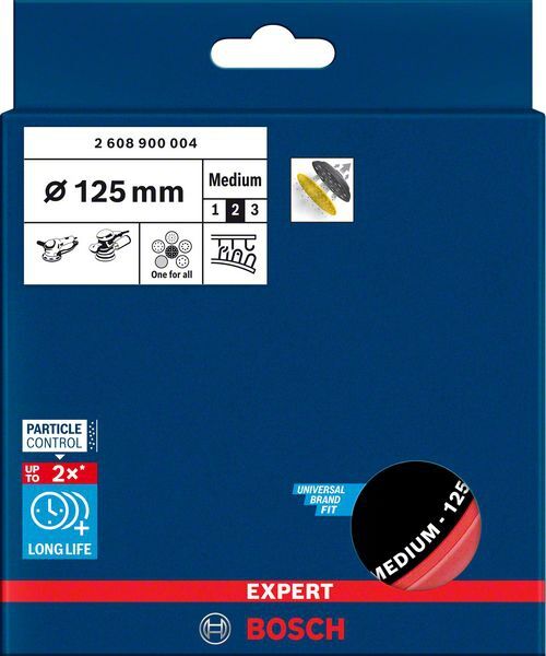 BOSCH Universalstützteller Multihole 125mm medium M8 + 5/16"