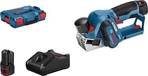 BOSCH Akku-Hobel GHO 12V-20 2x3Ah Ladegerät L-BOXX