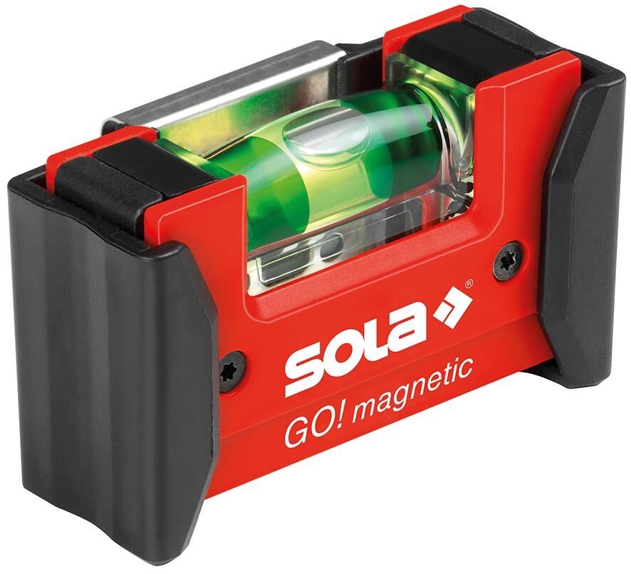 SOLA Mini-Magnet-Wasserwaage Go Magnet Clip 7,5cm