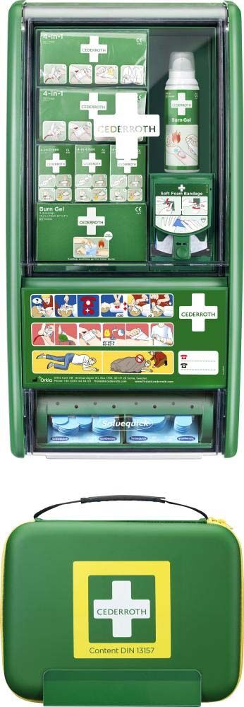 CEDERROTH Erste-Hilfe-/Brandwunden -Stat./DIN13157