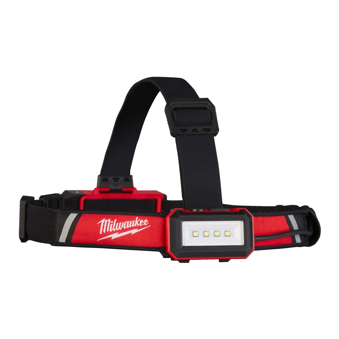 MILWAUKEE Akku-Stirnlampe L4HLRP-301 inkl. Akku USB Kabel