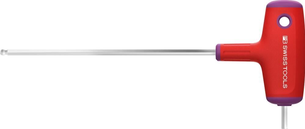 PB SWISS TOOLS Tools T-Griff-Schraubendreher mit Seitenabtrieb 4x150mm Kugelkopf