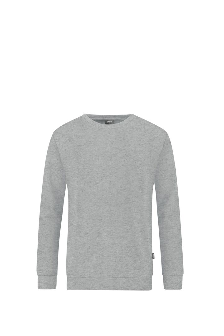 JAKO Sweat Organic Unisex C8820 Gr.L hellgrau meliert