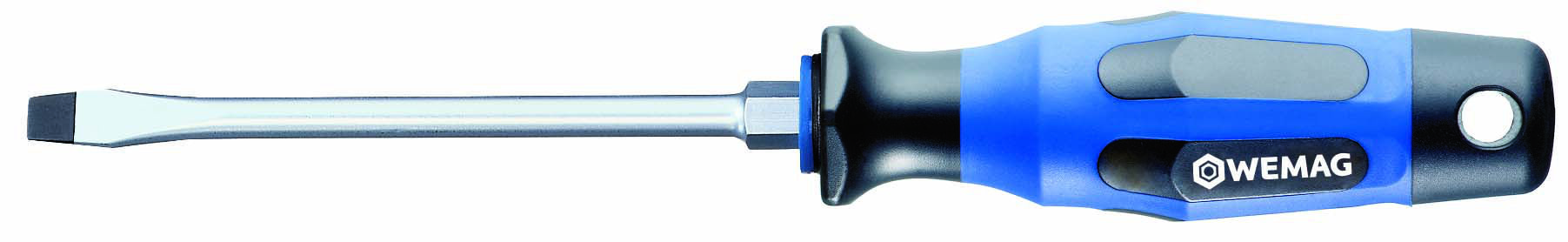 WEMAG Schraubendreher mit Sechskant Schlitz 3,5x0,6x 75mm