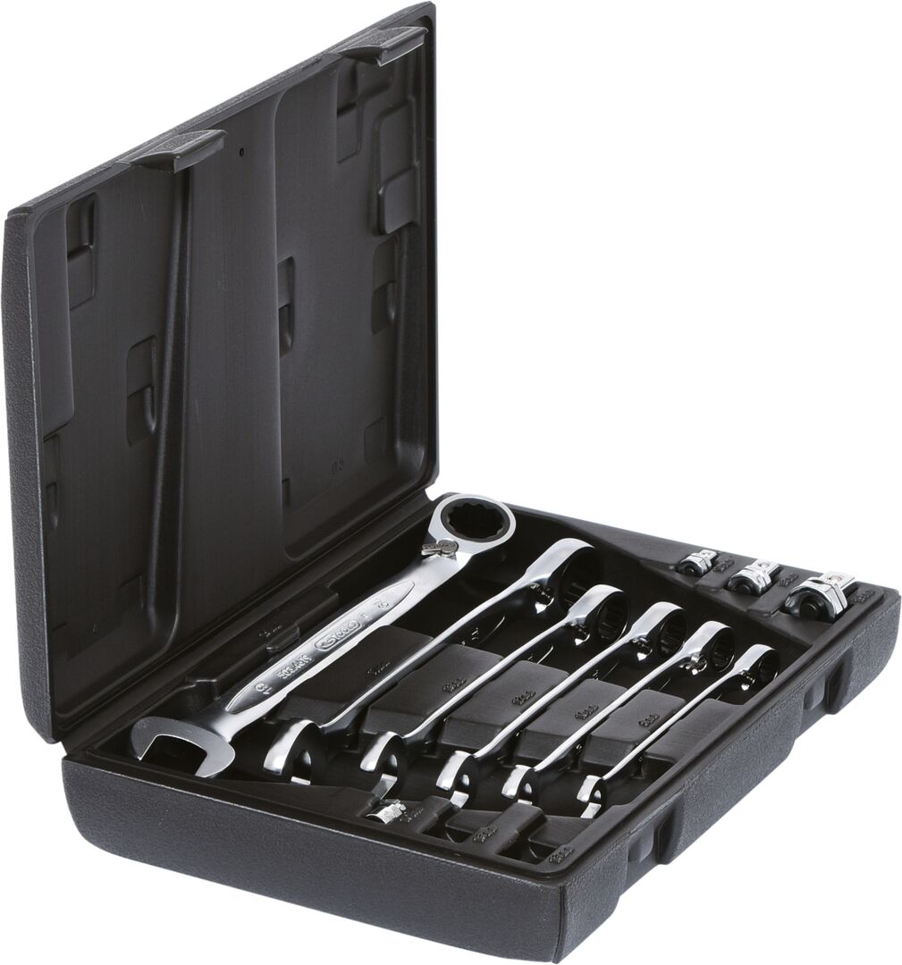 KS TOOLS Ratschenschlüssel Set 8-19mm umschaltbar 10-teilig