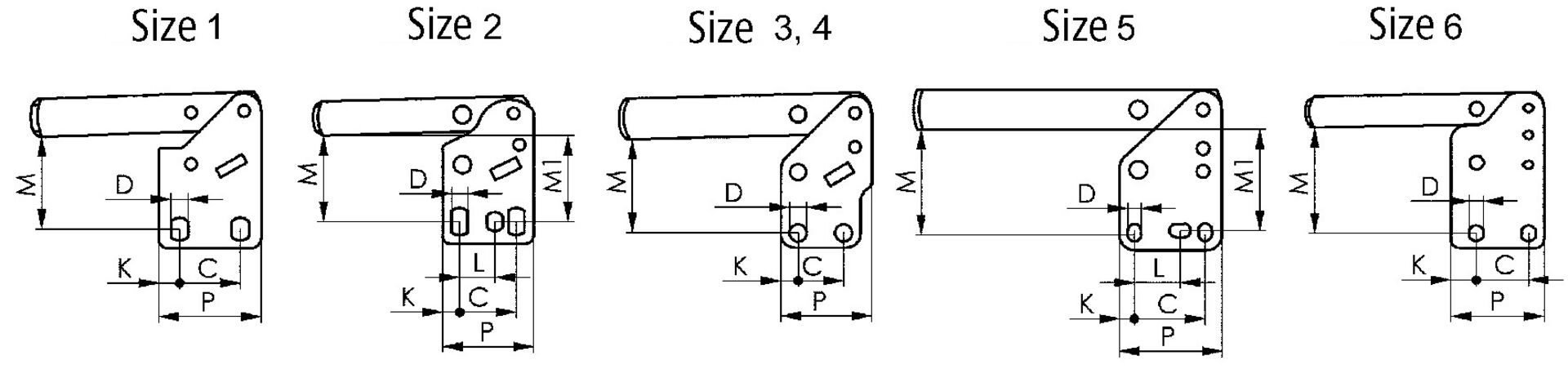 AMF Senkrecht-Spanner 6802 Gr. 1