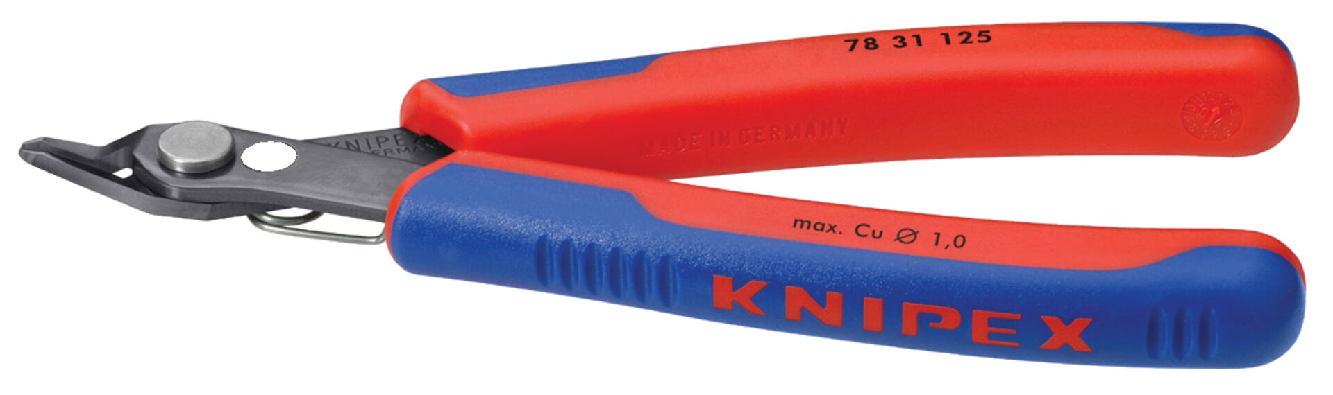 KNIPEX 78 31 125 Electronic Super Knips mit Mehrkohne-Hülle brüniert 125mm