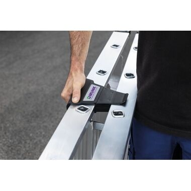 MUNK Stufen-Stehleiter Aluminium beidseitig begehbar 2x3 Stufen 40206