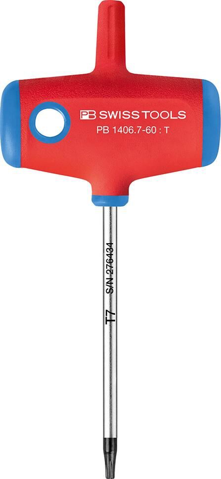 PB SWISS TOOLS TOOLS Quergriff-Schraubendreher T7x60mm