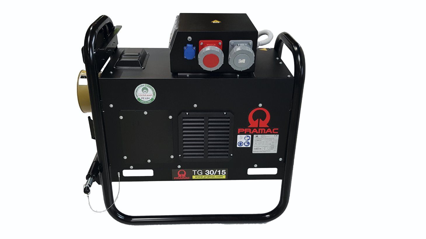 PRAMAC Stromerzeuger TG 30/15 ISO AVR 230/400V Zapfwelle