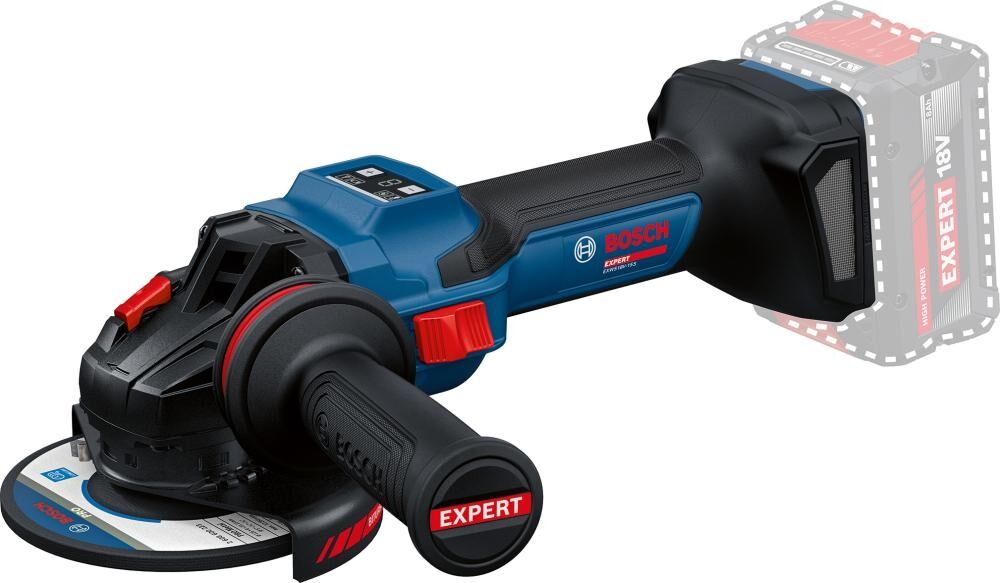 BOSCH EXPERT Akku-Winkelschleifer EXWS18V-15S, solo, in L-BOXX
