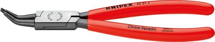 KNIPEX Sicherungsringzange 140mm für Innenringe in Bohrungen 45Grad atramentiert 44 31 J12