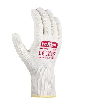 TEXXOR Strickhandschuhe Octopus Gr. 8 Feinstrick PVC-Noppen rot
