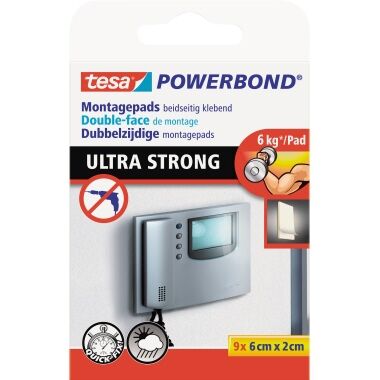 TESA Klebepad Powerbond Ultra Strong 55790-00001 9St./Pack.