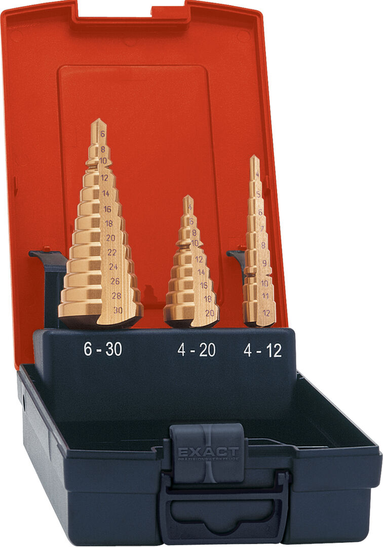 FORMAT Universal-Stufenbohrer HSS TiN Set 24-30,00mm