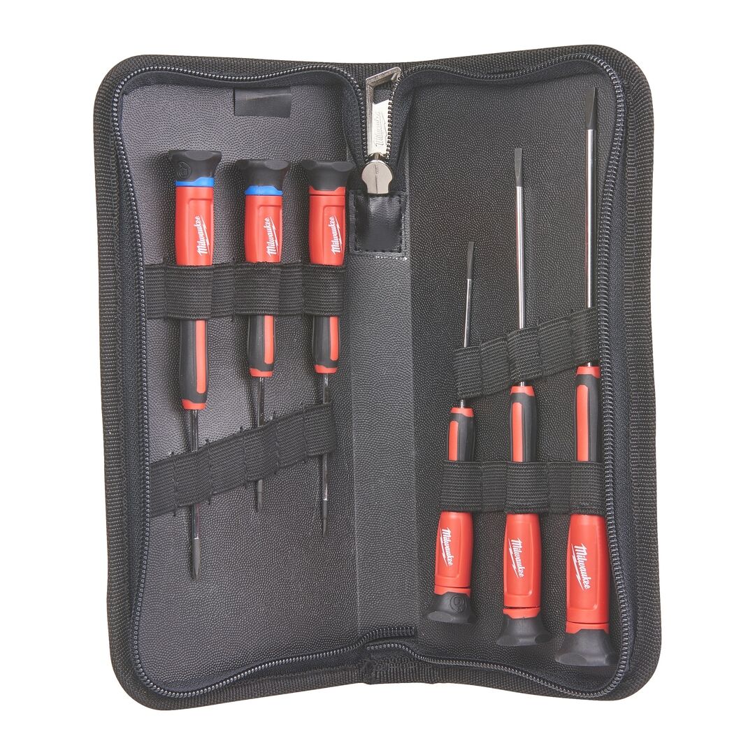MILWAUKEE Feinschraubendreher Set 6-teilig PH/SL