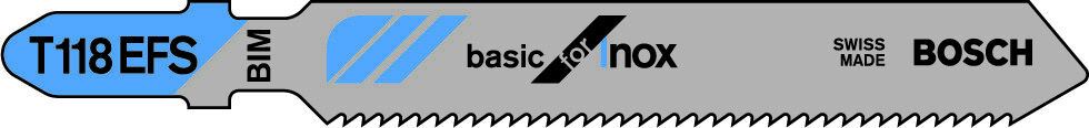 BOSCH Stichsägeblatt basic for Inox T 118 EFS 5 Stück