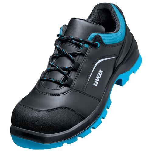 UVEX Sicherheitsschuhe Gr. 47 W11 S3L ESD SR schwarz/blau 9555.2
