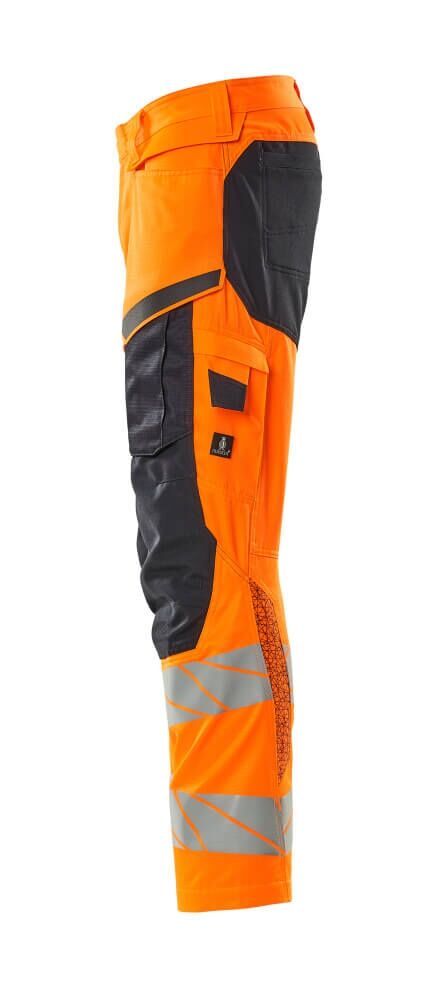 MASCOT Warnschutz-Bundhose Stretch Gr. 82C62 hi-vis orange/blau 19579-236
