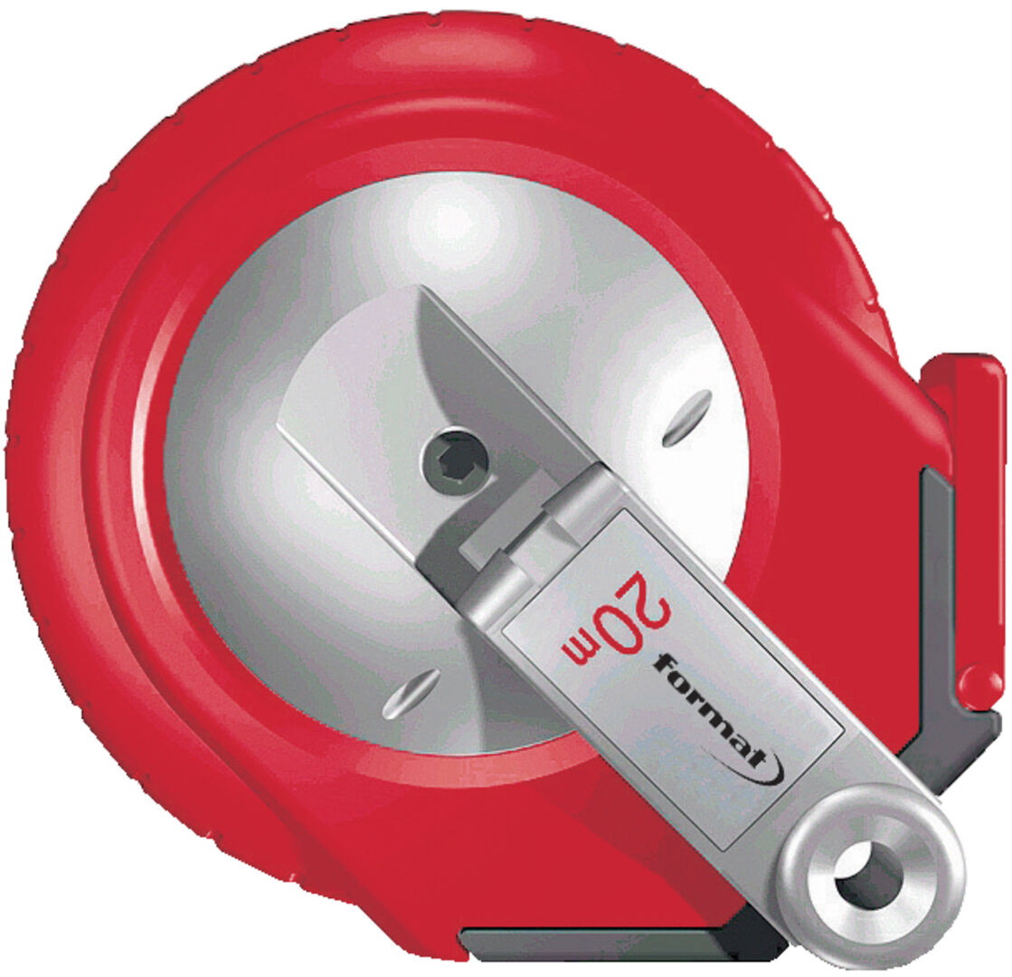 FORMAT Glasfaserbandmaß 10mx13mm gelb