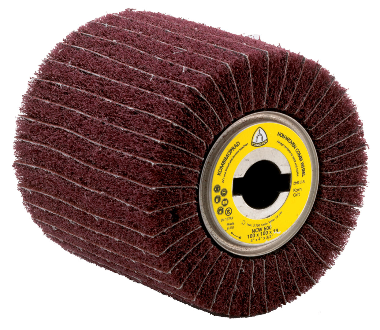 KLINGSPOR Schleifmoprad NCW600 K100100x100x19mm