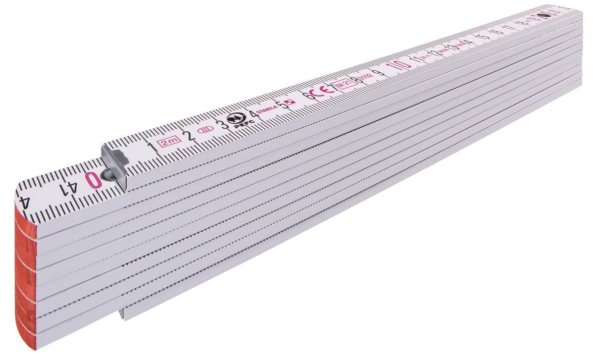 STABILA Holz-Gliedermaßstab Type 1707 2m