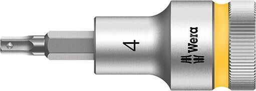 WERA Schraubendrehereinsatz 1/2" 4x60mm sechskant Haltefunktion