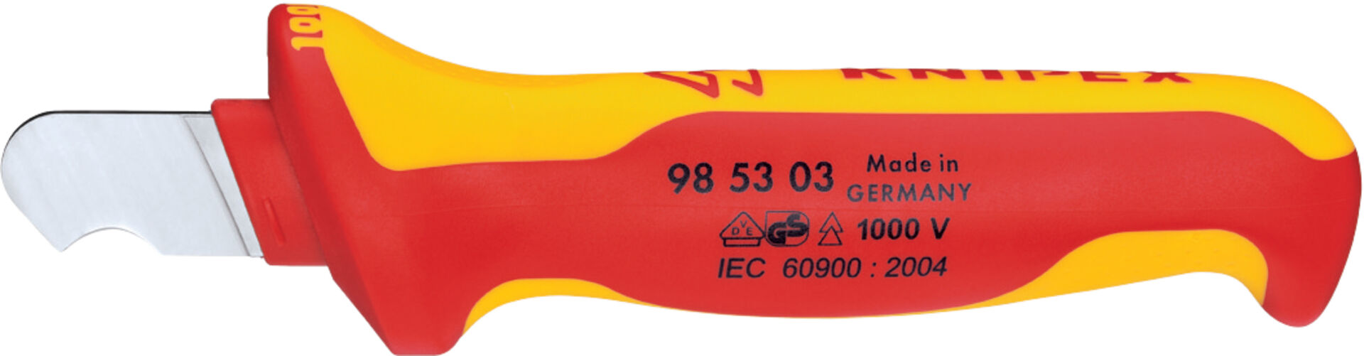 KNIPEX 98 53 03 Abmantelungsmesser isolierender Mehrkohne-Griff VDE 170mm