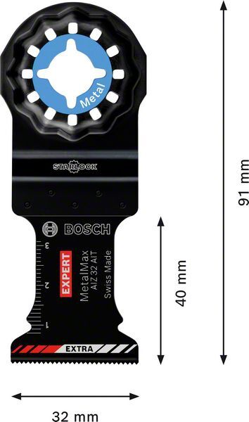 BOSCH Tauchsägeblatt Metal AIZ32AIT Expert Starlock