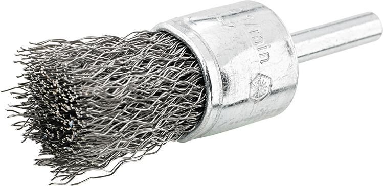 FORMAT Pinselbürste Stahldraht gewellt 6mm 10x20x0,3mm