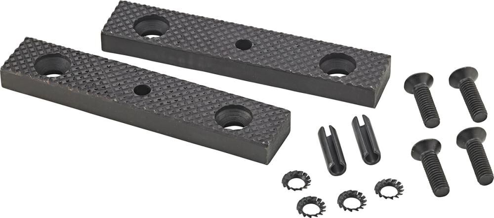KIESEL Ersatzbacken-Paar für Parallel- Schraubstock LEINEN-JUNIOR