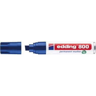 EDDING Permanentmarker 800 4-12mm Keilspitze nachfüllbar blau 4-800003
