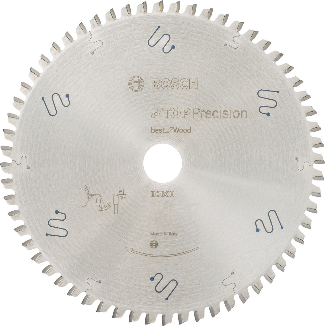 BOSCH Sägeblatt HM Top Precision best for Wood 400x30/4,0 60 WZ