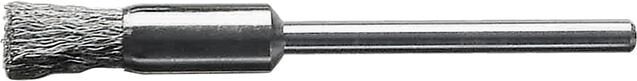 LESSMANN Miniatur-Pinselbürste Edelstahl gewellt 5x0,10mm