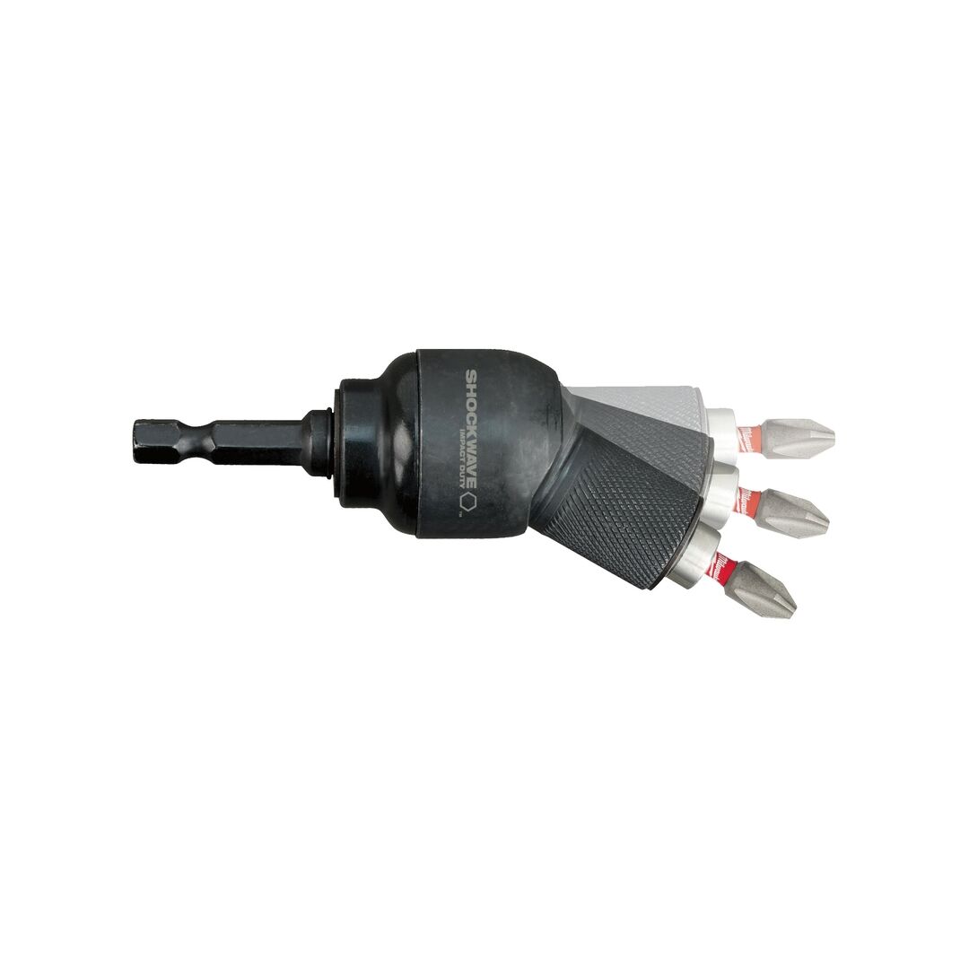MILWAUKEE Winkelschraubgelenk 1/4" hex SHOCKWAVE