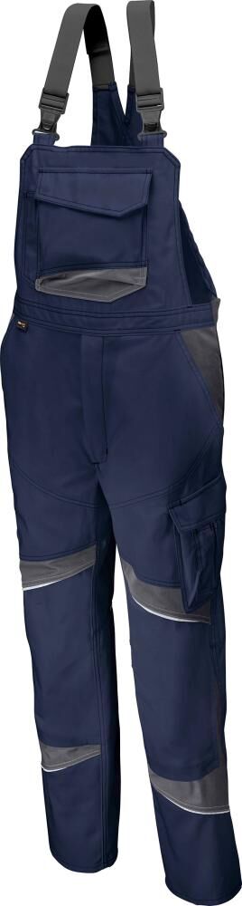 KÜBLER Latzhose ACTIVIQ Gr. 58 dunkelblau/anthrazit