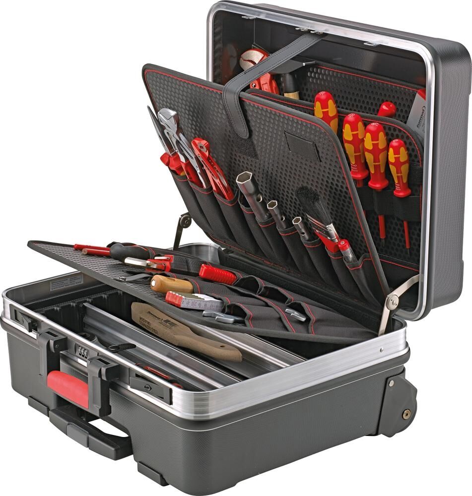 FORMAT Werkzeugtrolly 485x370x200mm ABS mit Taschen