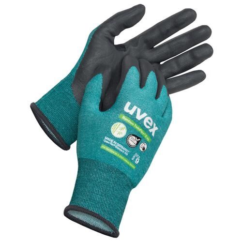 UVEX Schnittschutzhandschuhe Bamboo TwinFlex D xg Gr. 10 Schaum grün 6009.0