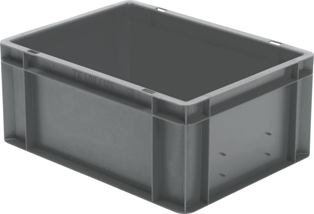 LA-KA-PE Stapeltransportkasten 400x300x175mm grau